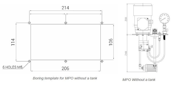 MPO zonder tank schets en