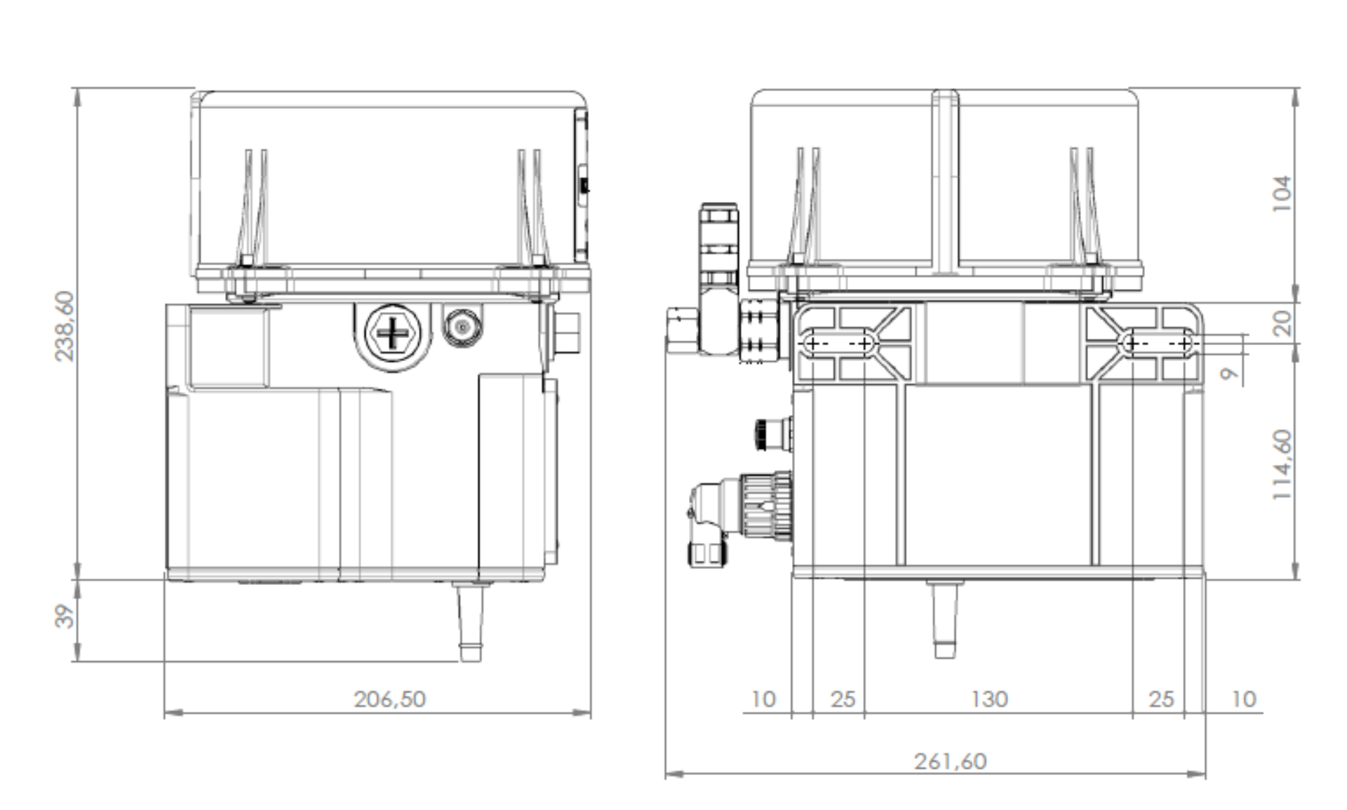 Afmetingen ilcmax 24vdc 2kg vet