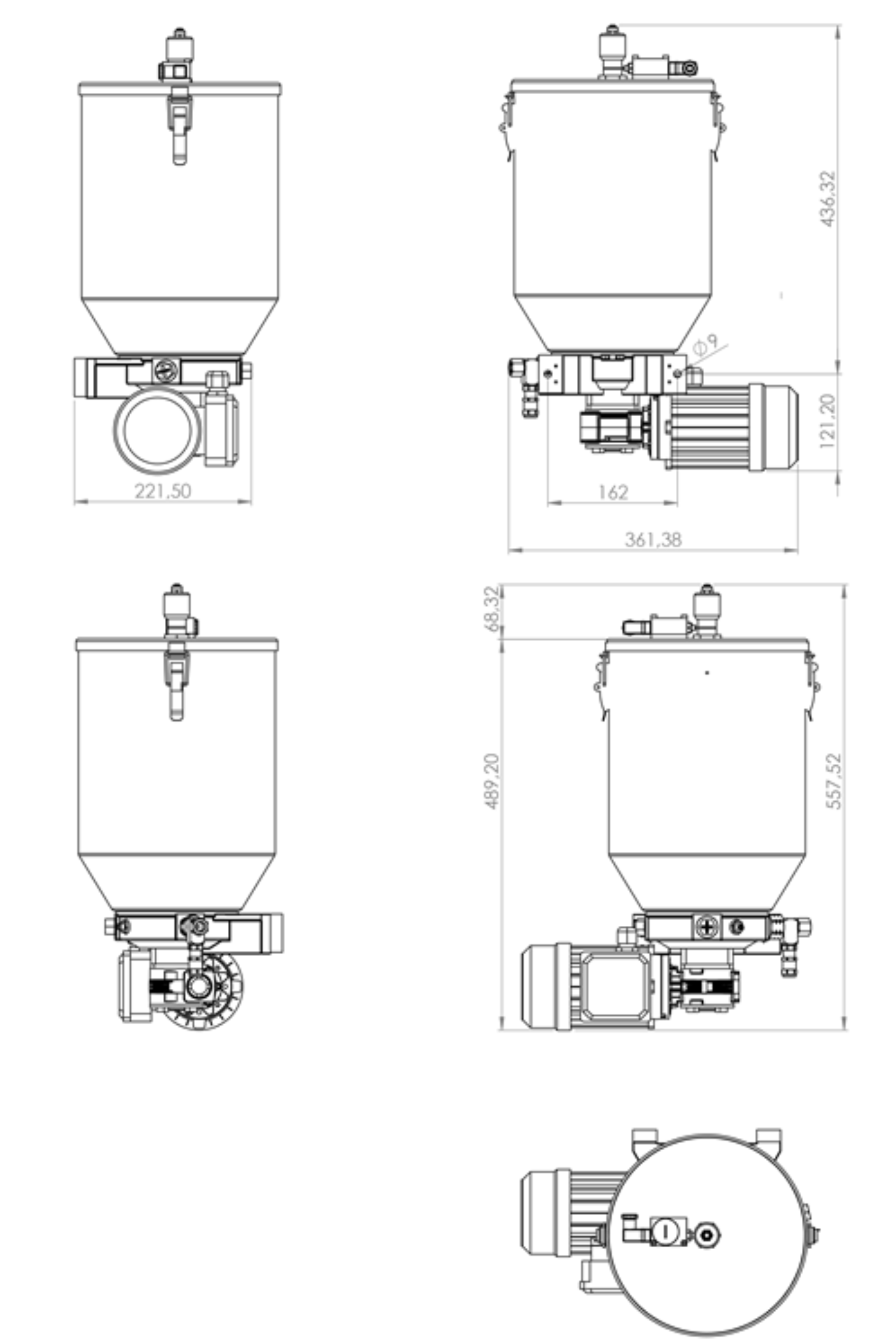 Dimensies PEG 10 N