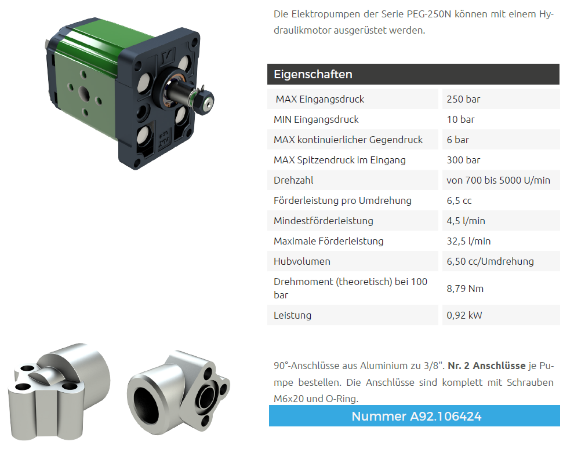 Info hydraulische motor DE