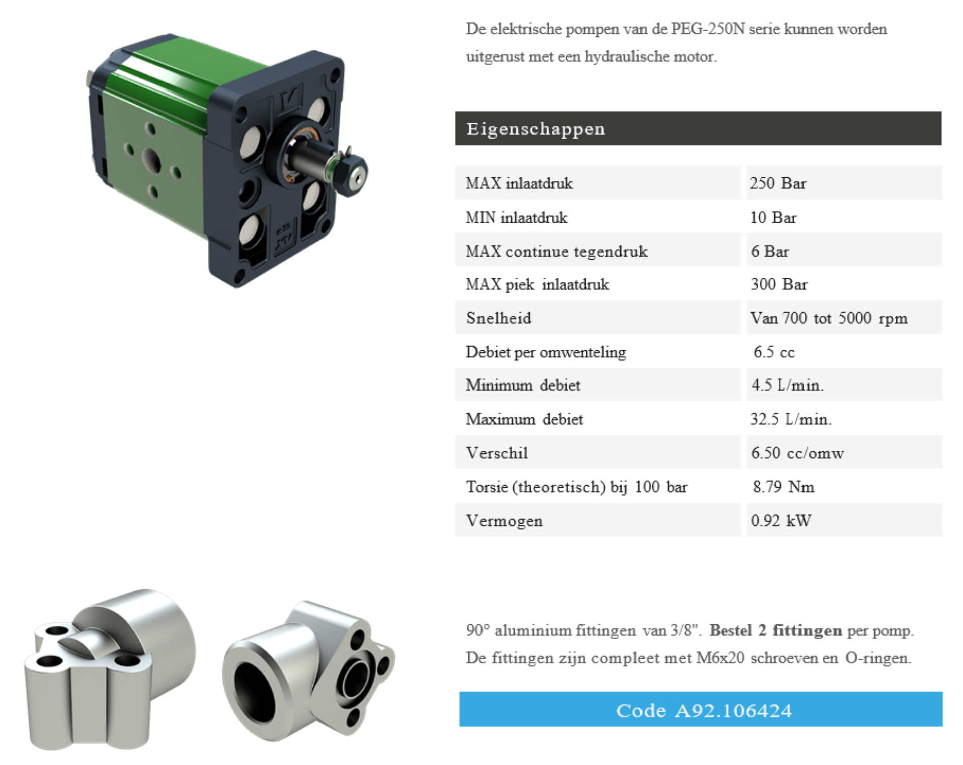 Info hydraulische motor NL