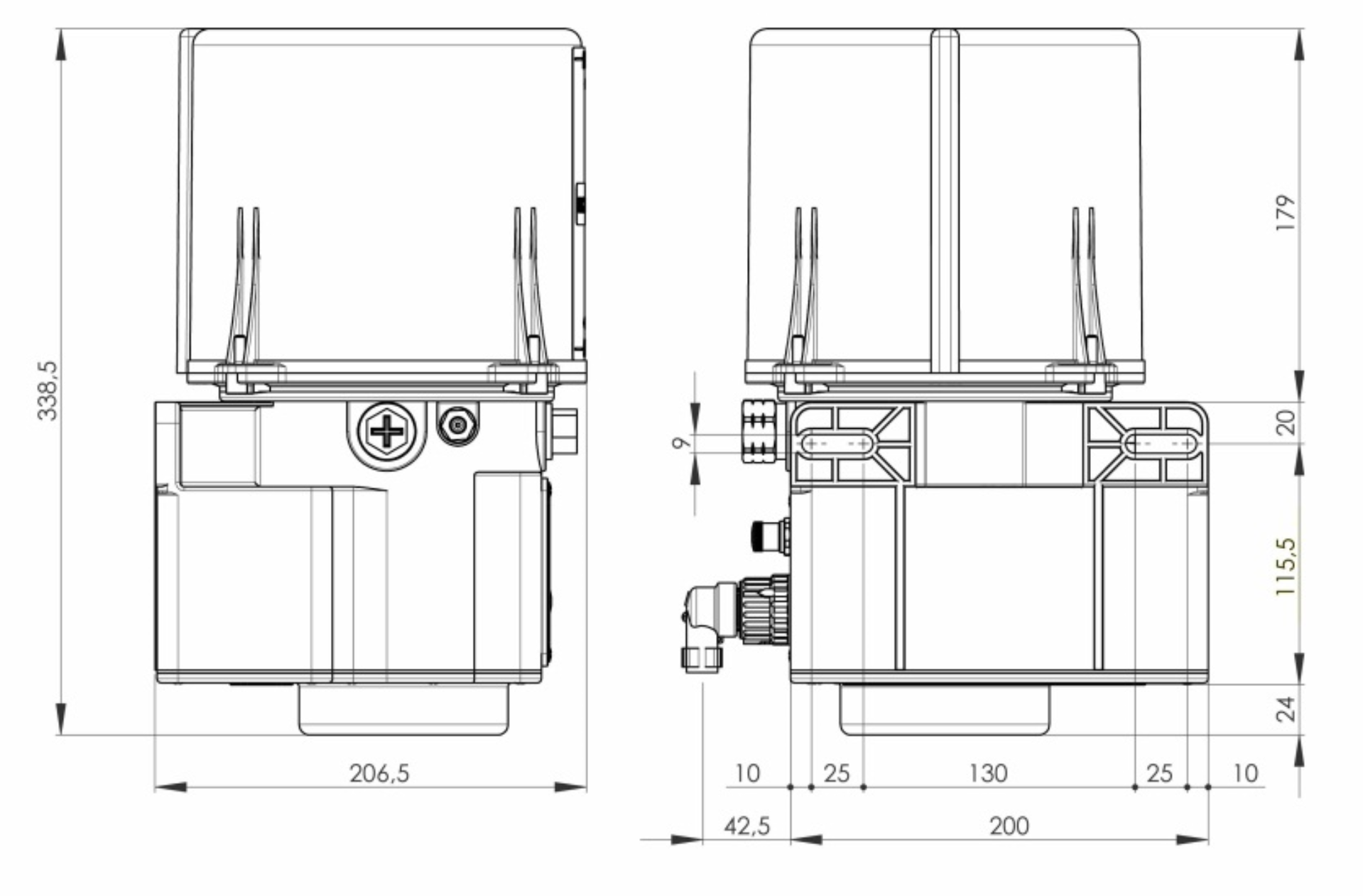 Afmetingen ilcmax 4 230 v