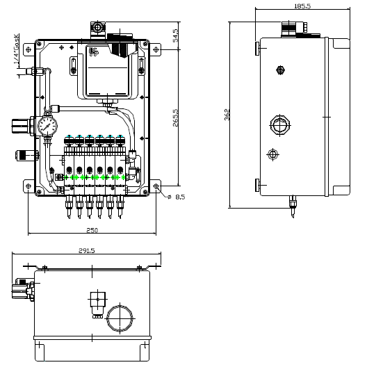 afmetingen UCSG-SE